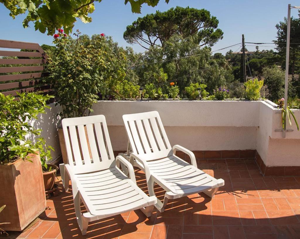 Willa Casita Blanca Con Fibra Optica Y Piscina Cominutaria Tossa de Mar Zewnętrze zdjęcie